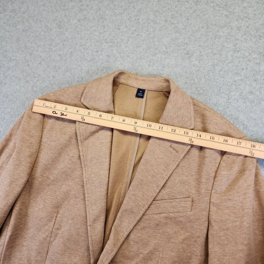 NEW Joseph Abboud Men S Modern Fit Blazer Cotton Blend Unconstructed Light Brown